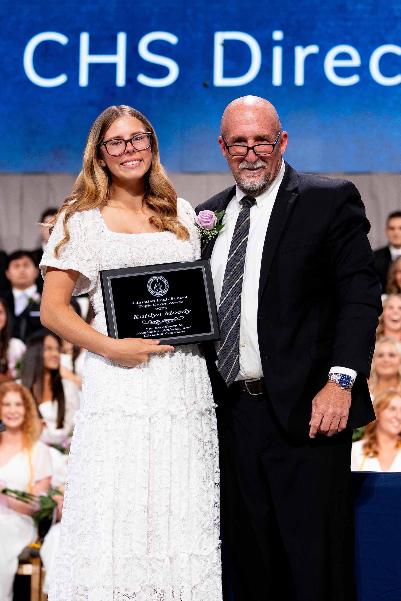 Christian High School Commencement 2025: Rise Up — 30 Graduate in formal attire receives award from Director of Athletics