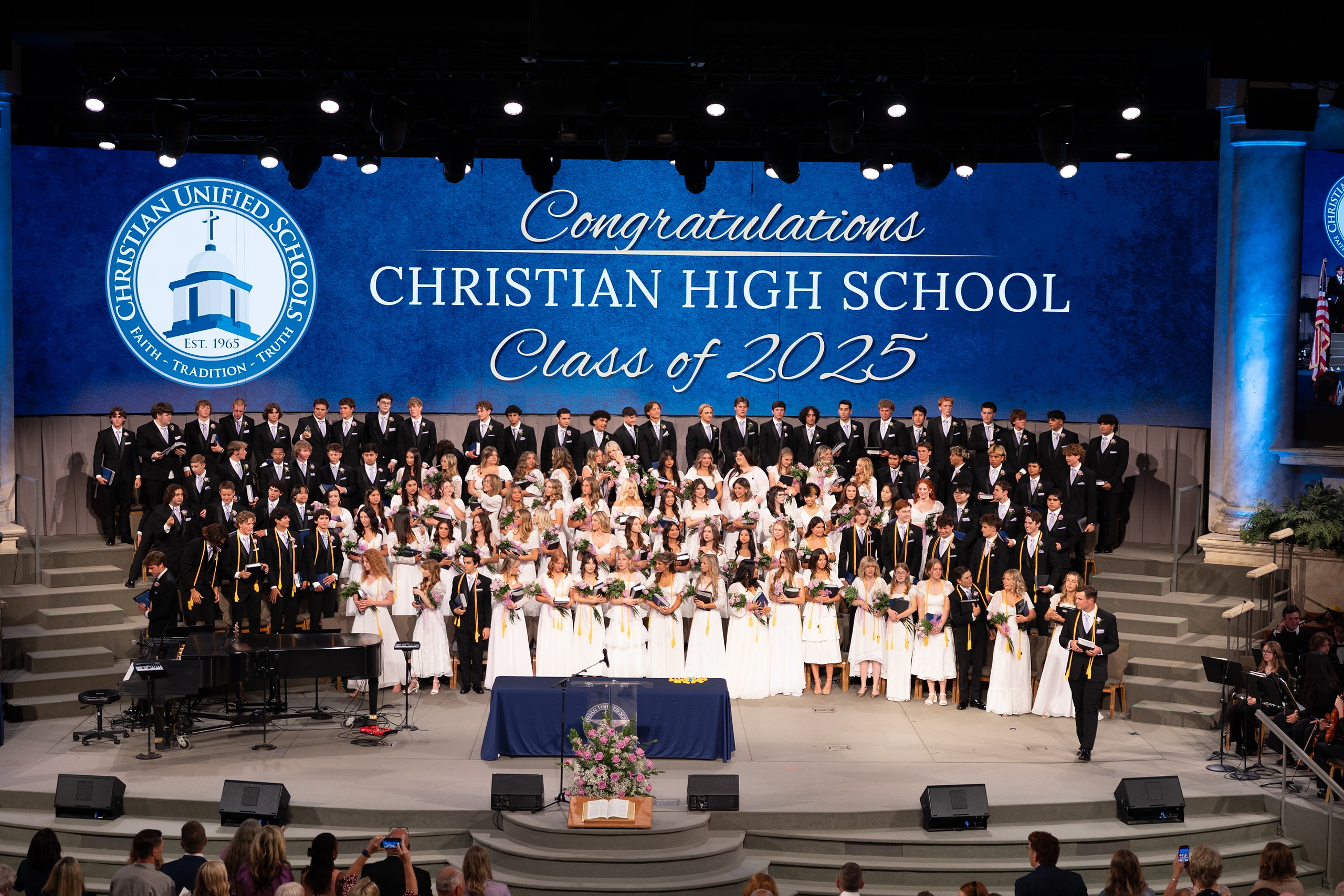 Christian High School Commencement 2025: Rise Up — 39 Class celebrates with applause and cheers during final commencement moments
